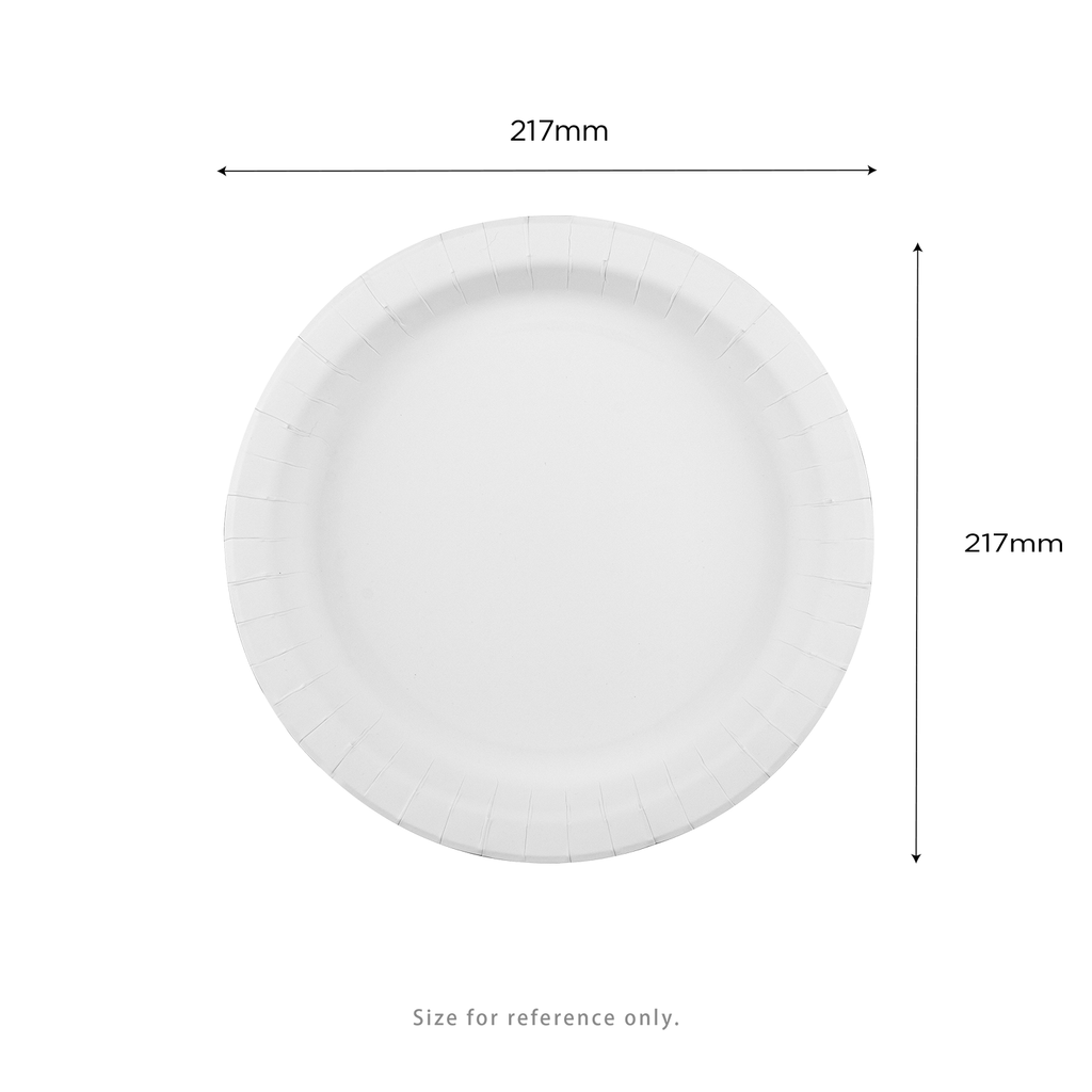 Karat 8.5" White Paper Plate - 200 pcs