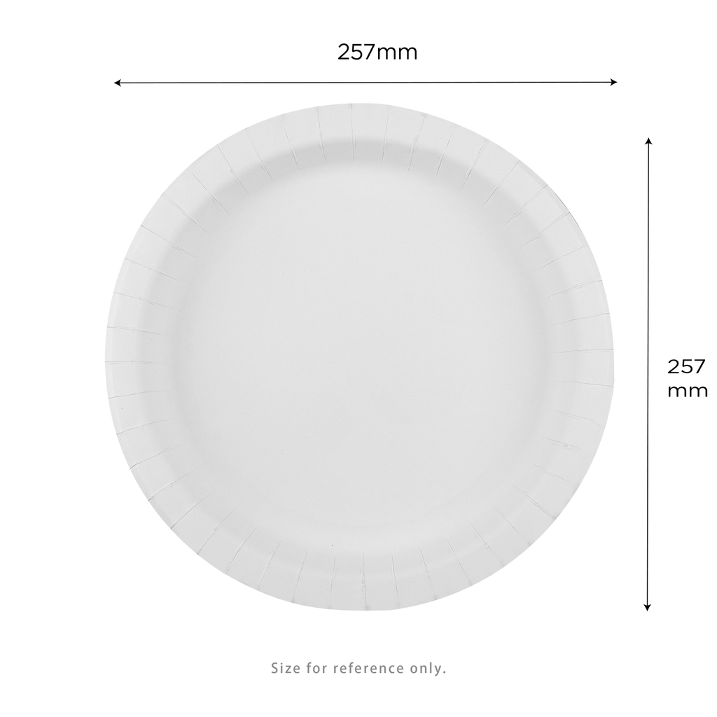 Karat 10" White Paper Plate - 200 pcs
