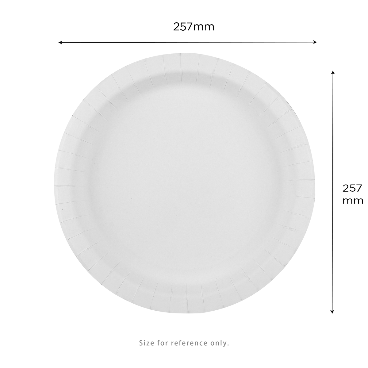 Karat 10" White Paper Plate - 200 pcs