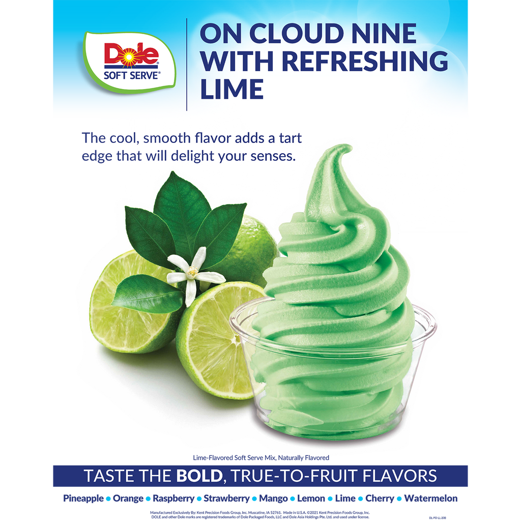 Dole Soft Serve Mix - Lime- Bag (4.4 lbs)