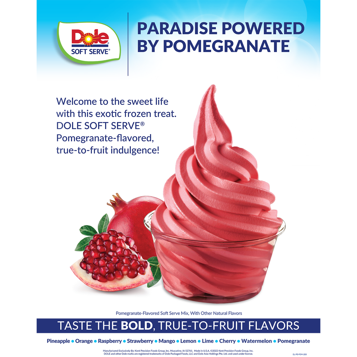 Dole Soft Pomegranate Serve Mix - Bag (4.4 lbs)