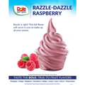 Dole Soft Serve Mix - Raspberry - Bag (4.4 lbs)