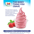 Dole Soft Serve Mix - Strawberry - Bag (4.4 lbs)