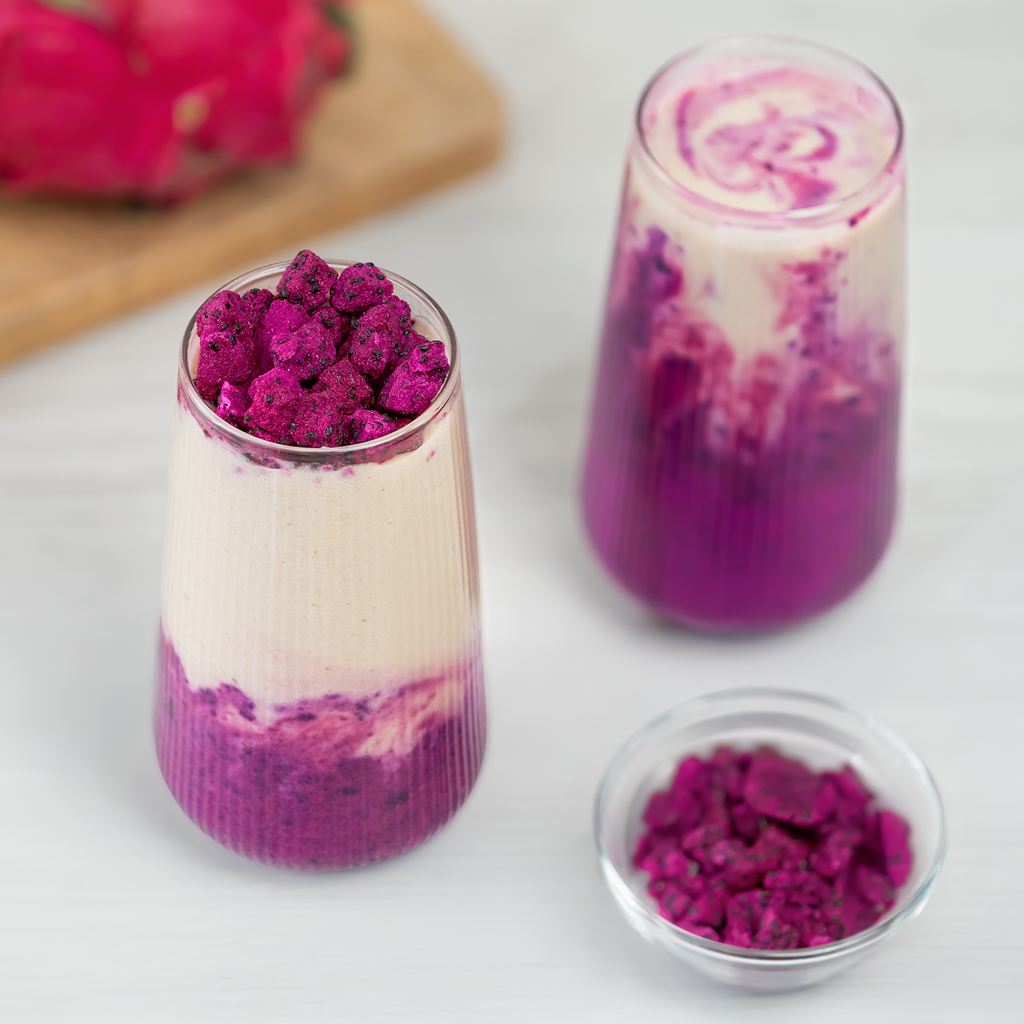Tea Zone Freeze-Dried Dragon Fruit, Diced - Bag