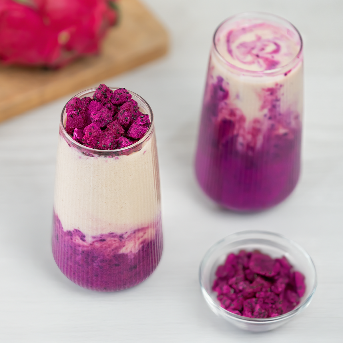 Tea Zone Freeze-Dried Dragon Fruit, Diced - Bag