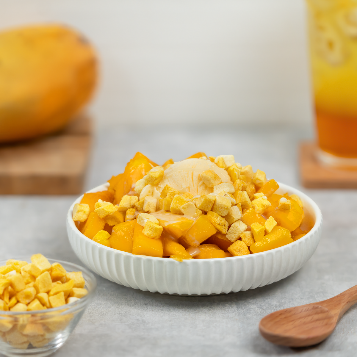 Tea Zone Freeze-Dried Mango, Diced - Case of 12 bags