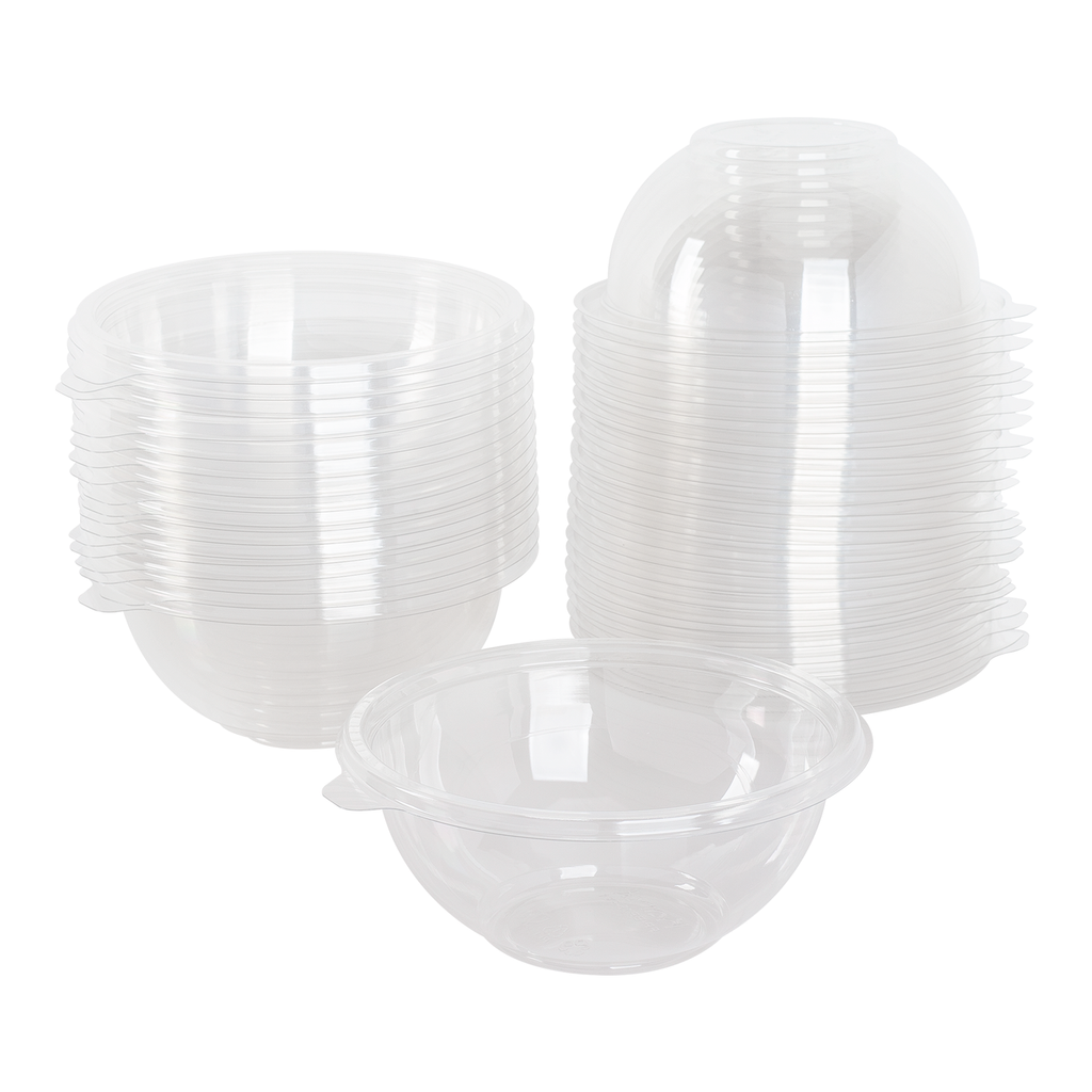 [500 ct] 16 oz Disposable Salad Bowls | 146mm | PET
