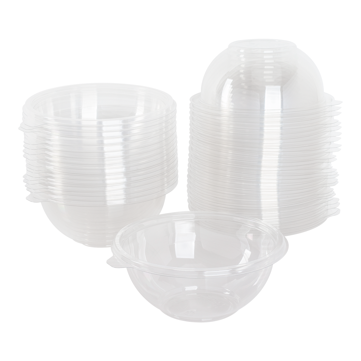 [500 ct] 16 oz Disposable Salad Bowls | 146mm | PET