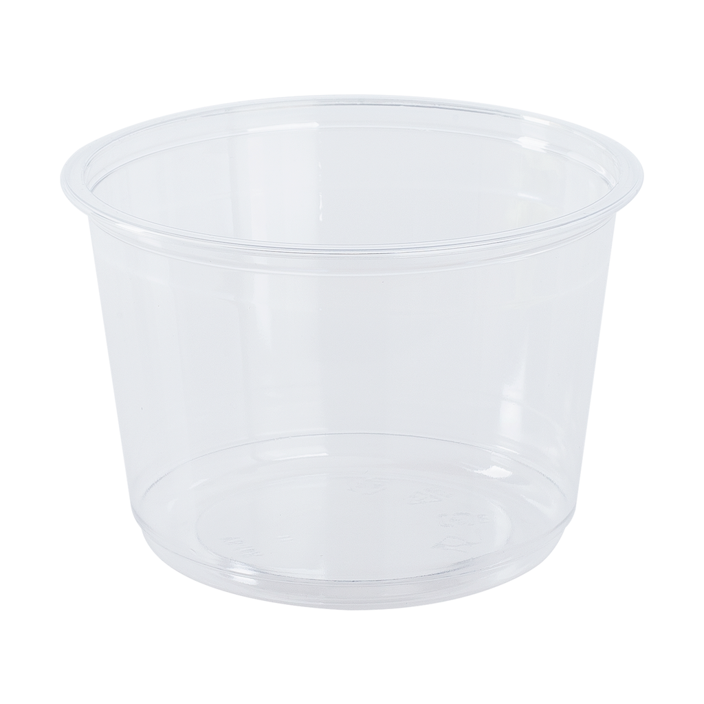 [500 ct] 16 oz Deli Containers | PET | 117 mm