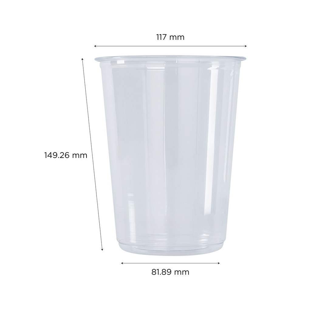 [500 ct] 32 oz Deli Containers | PET | 117 mm