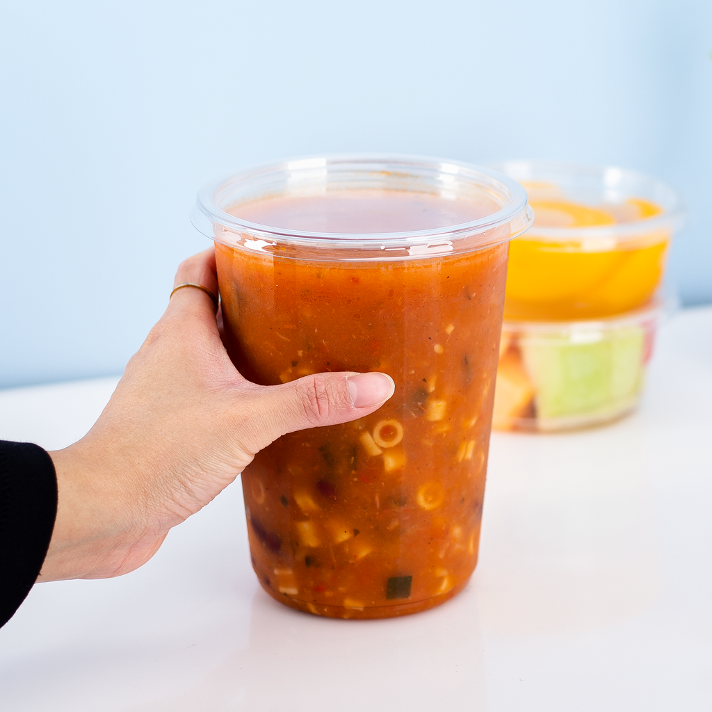 [500 ct] 32 oz Deli Containers | PET | 117 mm