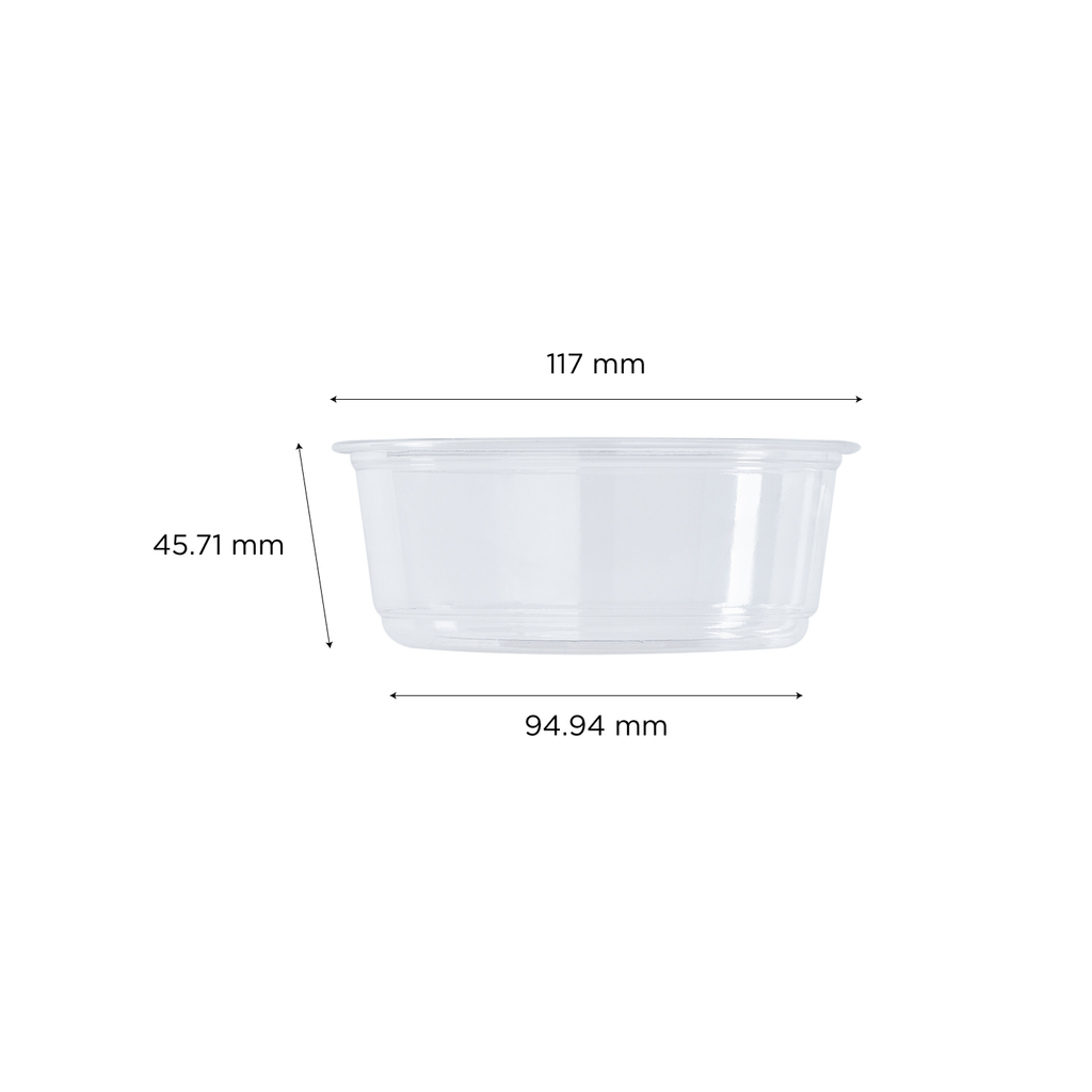 [500 ct] 8 oz Deli Containers | PET | 117 mm