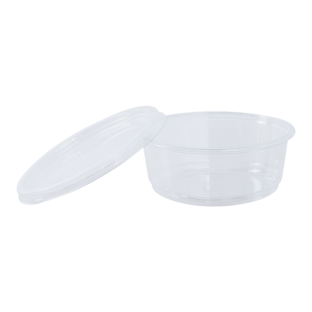 [500 ct] 8 oz Deli Containers | PET | 117 mm