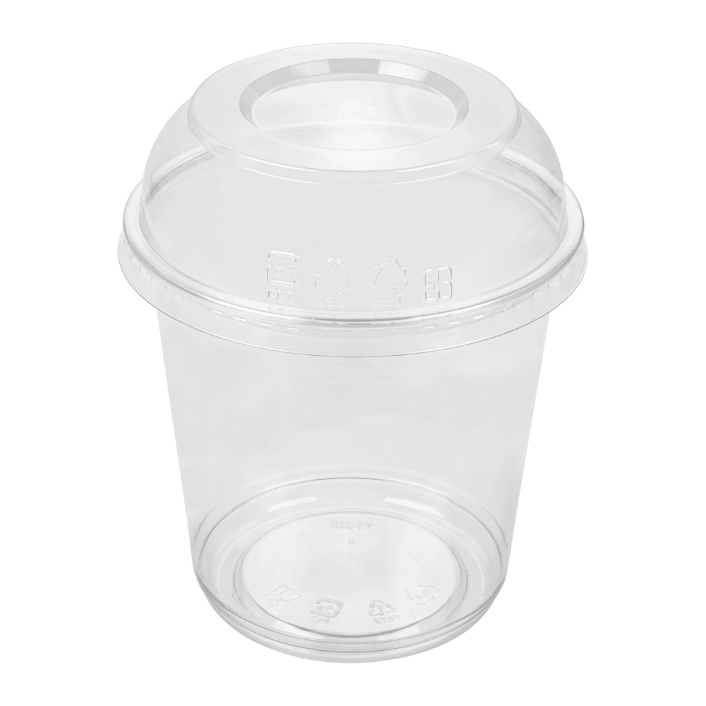 [500 ct] 8-32 oz Food Container Dome Lids | PET | 117 mm