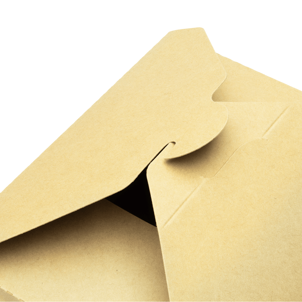 [200 ct] Paper Take-Out Boxes | 2-Compartment | 76 fl. oz | Kraft
