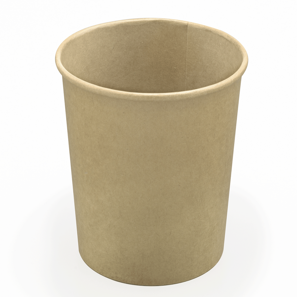 [500 ct] 32 oz Gourmet Paper Food Container | Kraft | 115 mm
