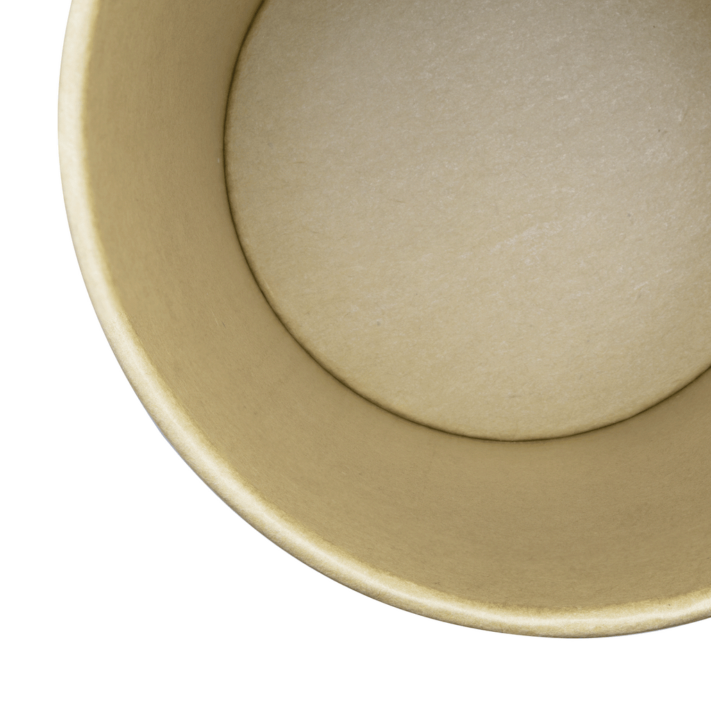 [500 ct] 32 oz Gourmet Paper Food Container | Kraft | 115 mm