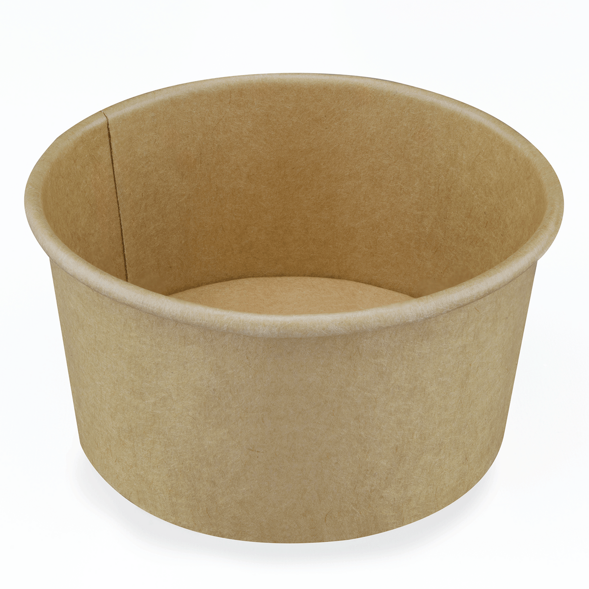[500 ct] 6 oz Gourmet Paper Food Container | Kraft | 96 mm