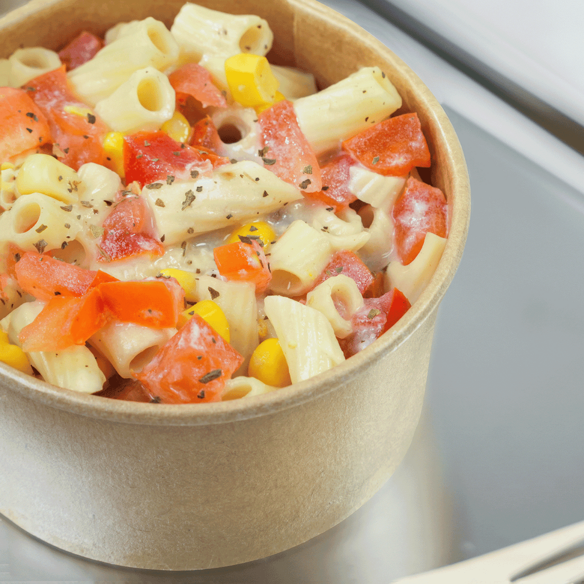 [500 ct] 6 oz Gourmet Paper Food Container | Kraft | 96 mm