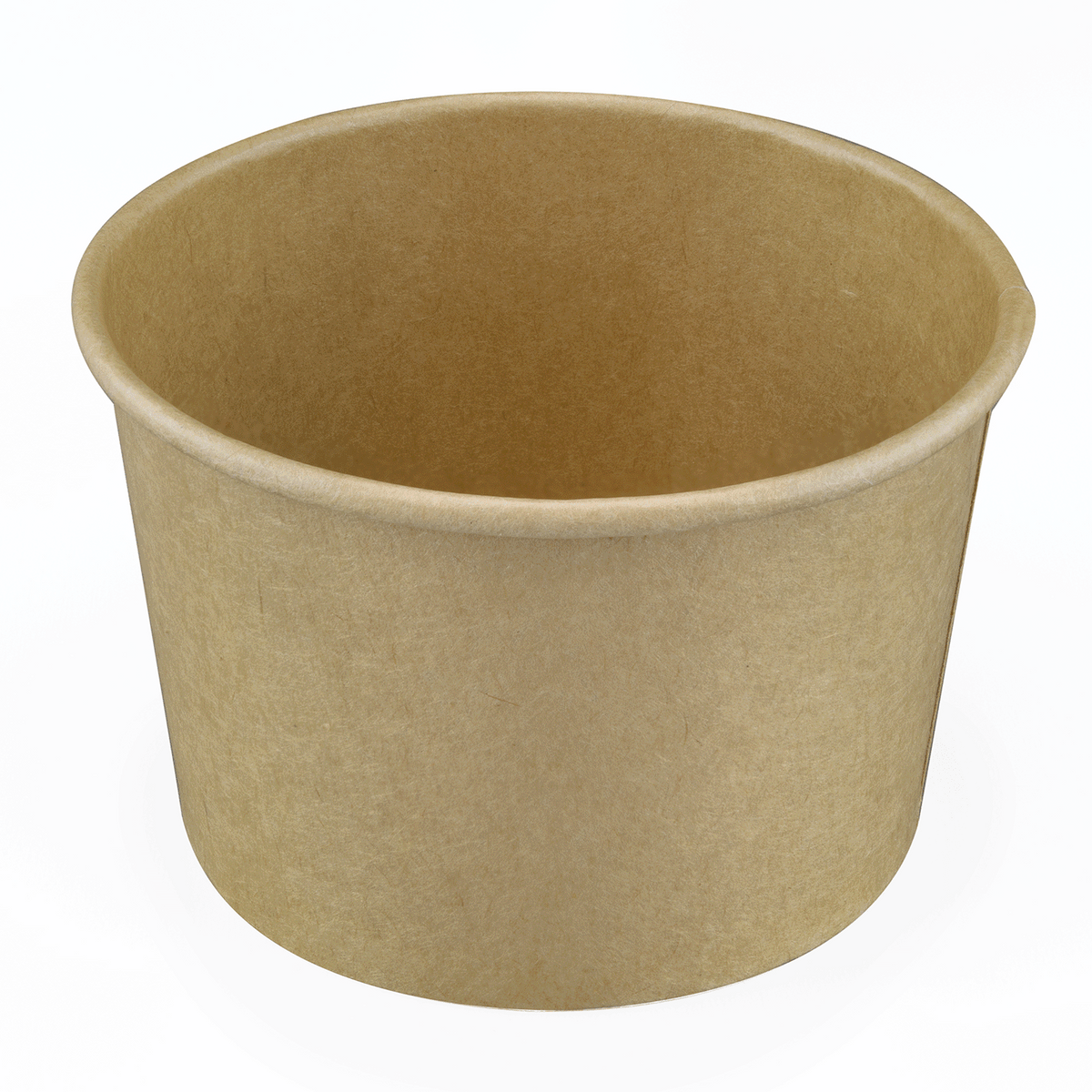 [1,000 ct] 8 oz Gourmet Paper Food Container | Kraft | 96 mm
