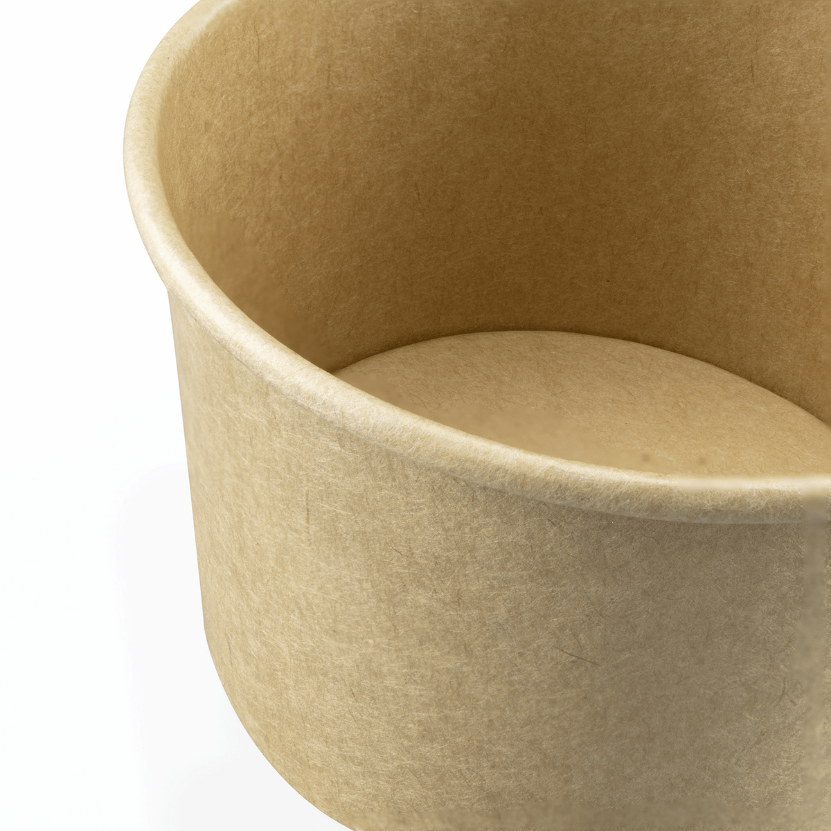 [1,000 ct] 8 oz Gourmet Paper Food Container | Kraft | 96 mm