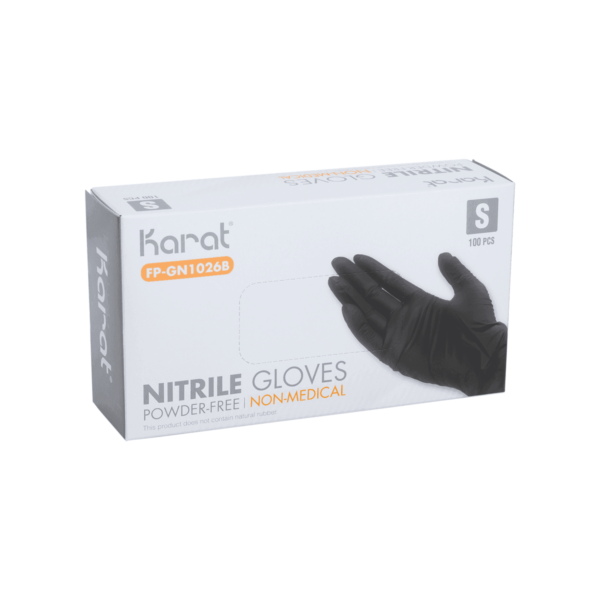 [1,000 ct] Nitrile Gloves | Latex-Free | Powder-Free | Black | Small