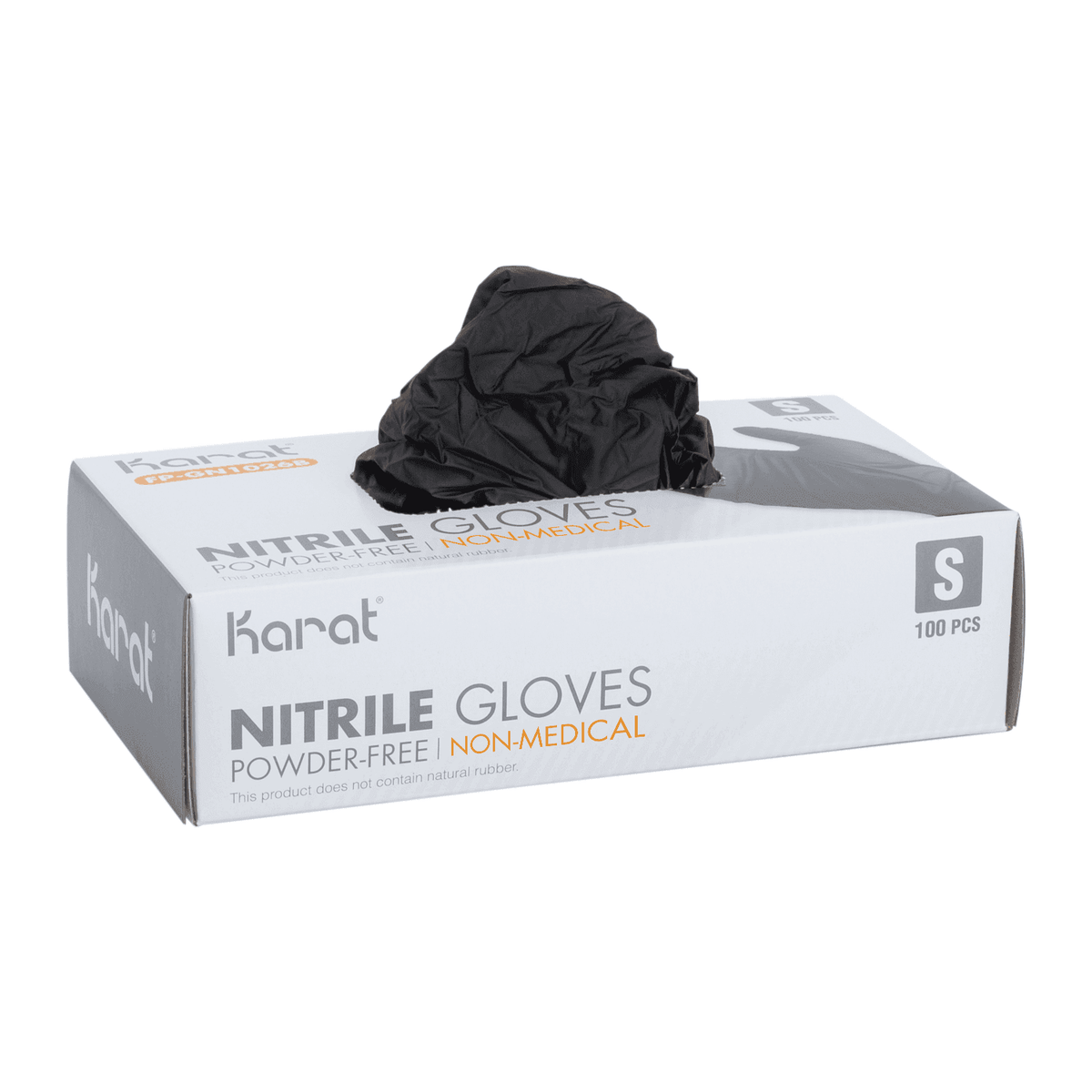 [1,000 ct] Nitrile Gloves | Latex-Free | Powder-Free | Black | Small