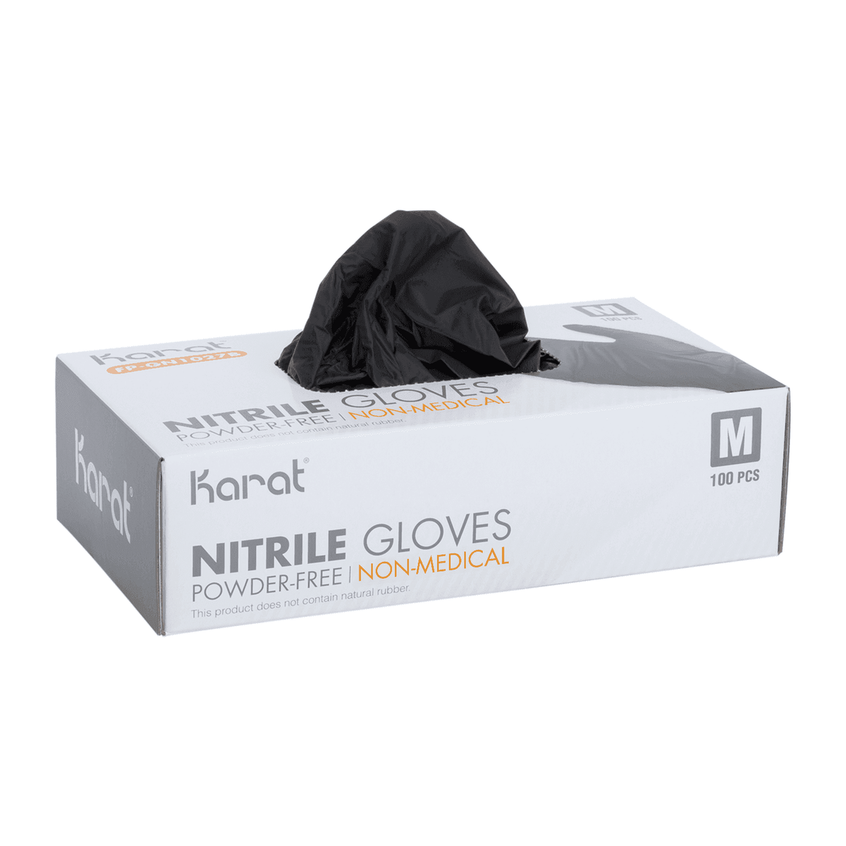 [1,000 ct] Nitrile Gloves | Latex-Free | Powder-Free | Black | Medium