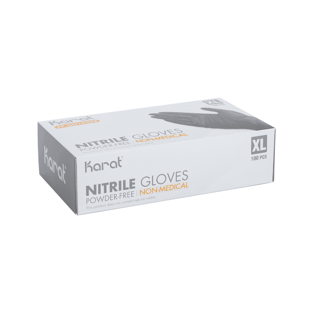 [1,000 ct] Nitrile Gloves | Latex-Free | Powder-Free | Black | Large