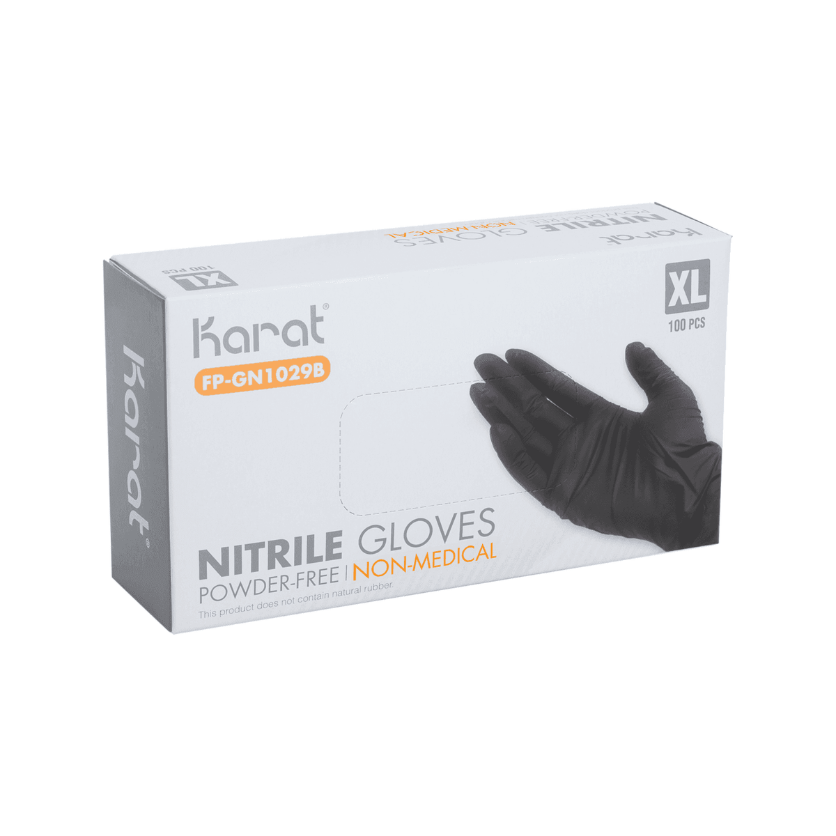 [1,000 ct] Nitrile Gloves | Latex-Free | Powder-Free | Black | Large