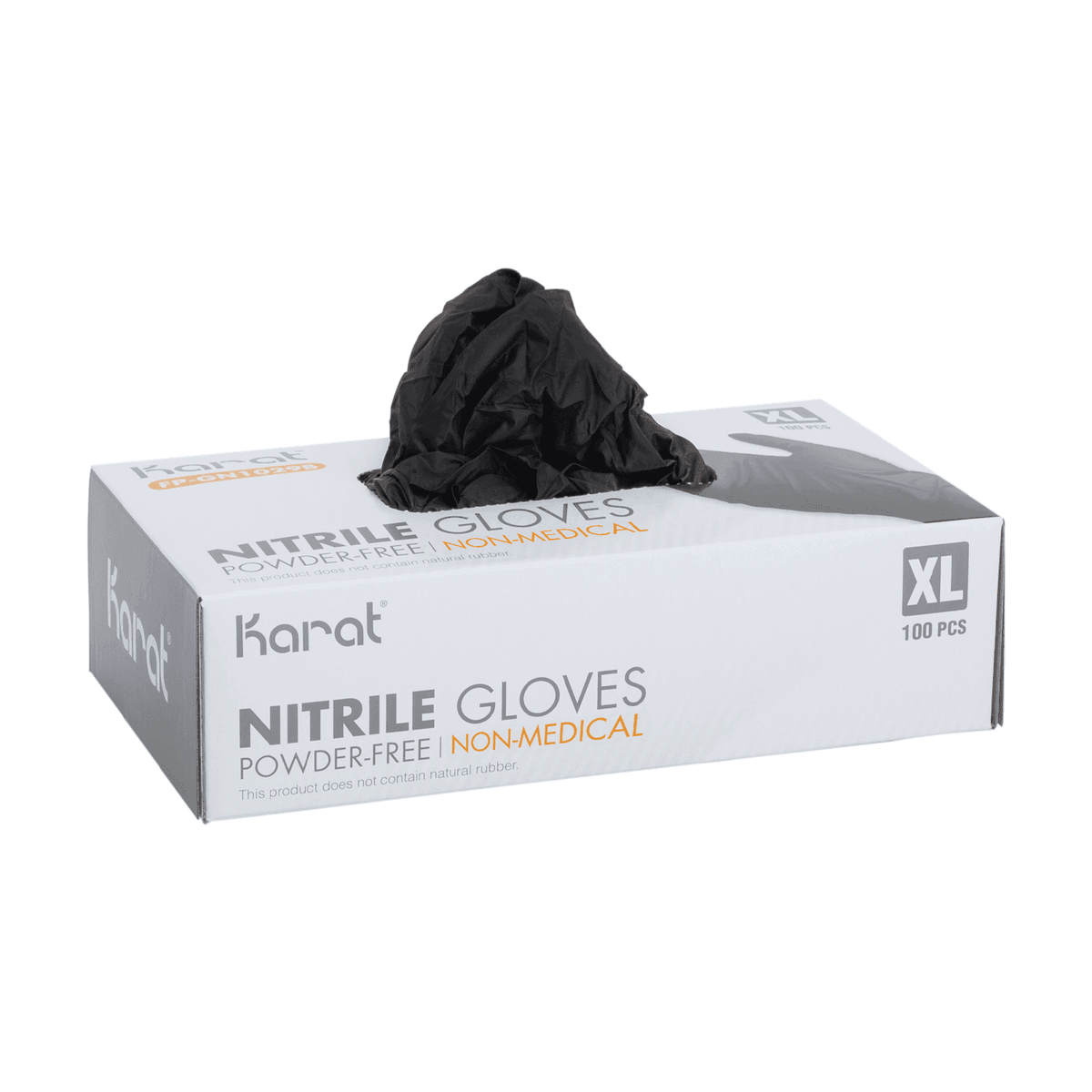 [1,000 ct] Nitrile Gloves | Latex-Free | Powder-Free | Black | X-Large