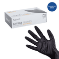 [1,000 ct] Nitrile Gloves | Latex-Free | Powder-Free | Black | X-Large