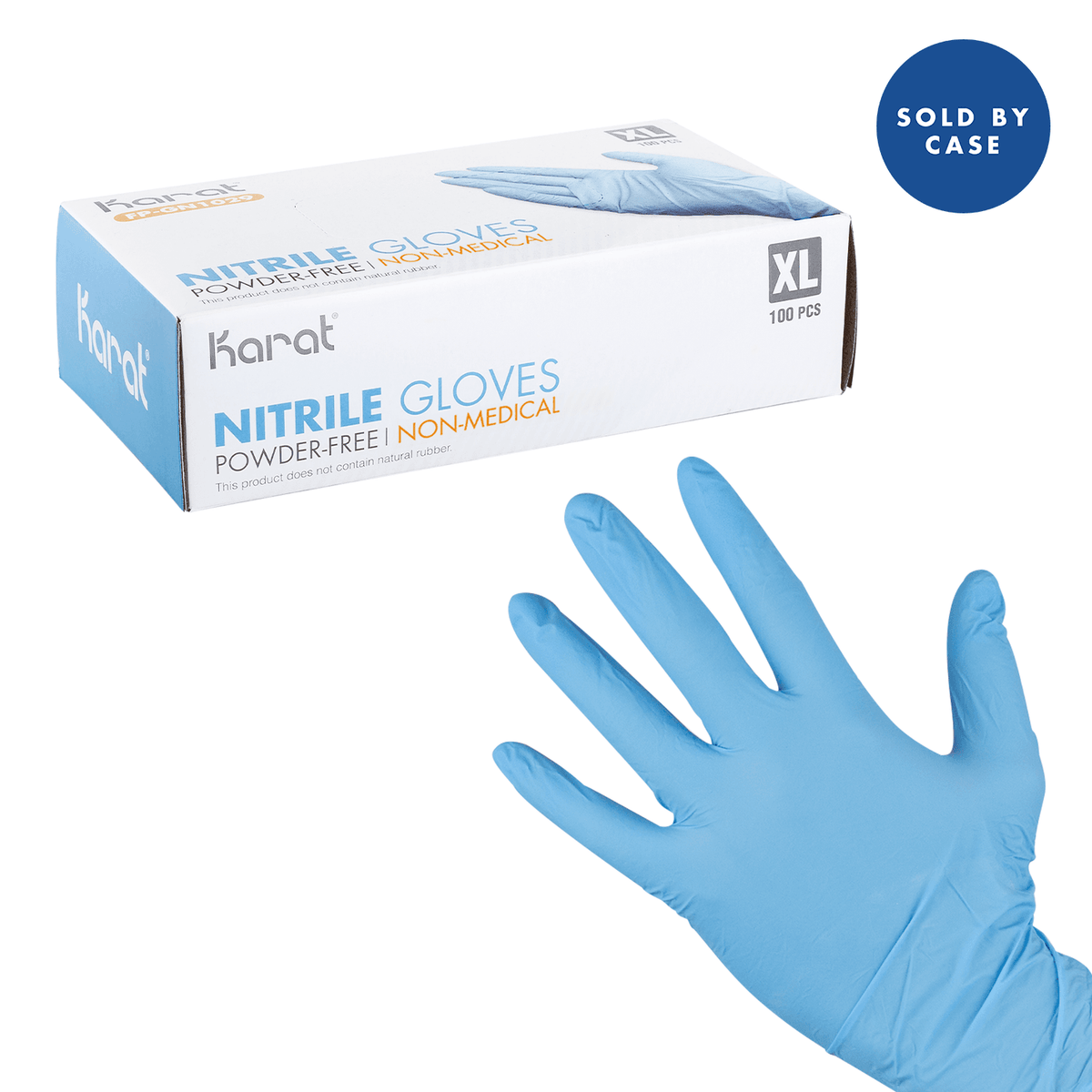 [1,000 ct] Nitrile Gloves | Latex-Free | Powder-Free | Blue | X-Large