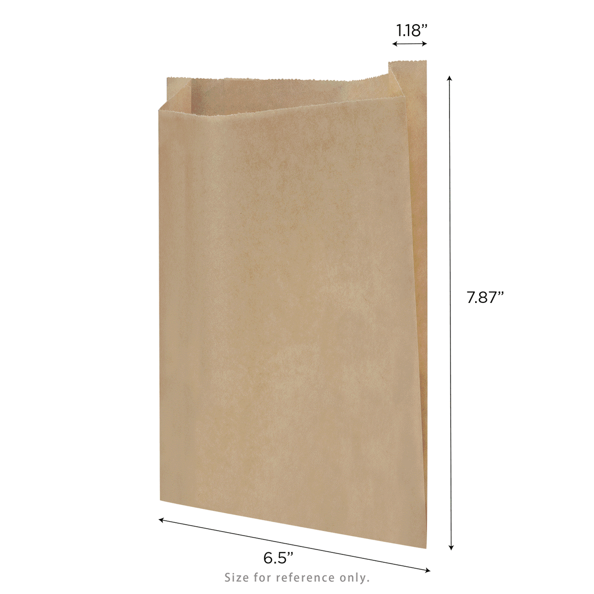 [2,000 ct] Grease-Resistant Sandwich Bag, Kraft