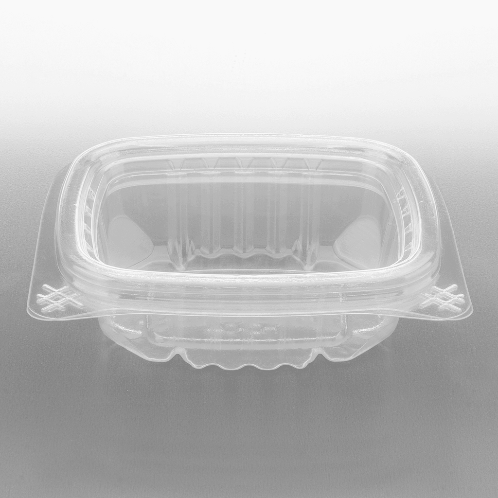 [400 ct] 4 oz Hinged Deli Container | PET