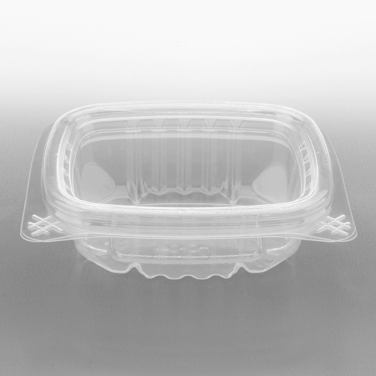 [400 ct] 4 oz Hinged Deli Container | PET