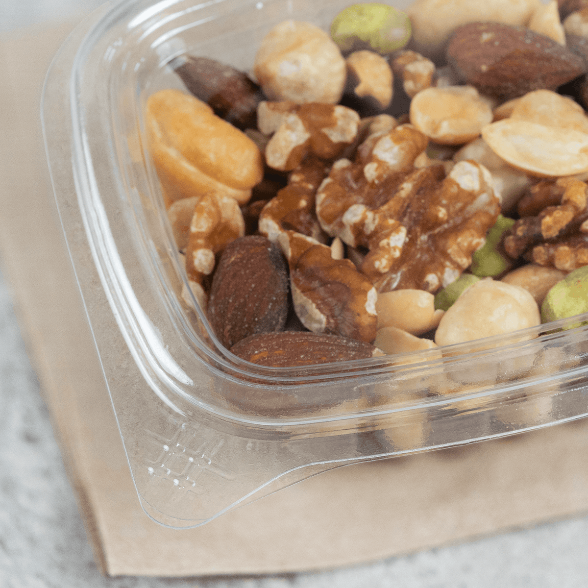 [400 ct] 4 oz Hinged Deli Container | PET