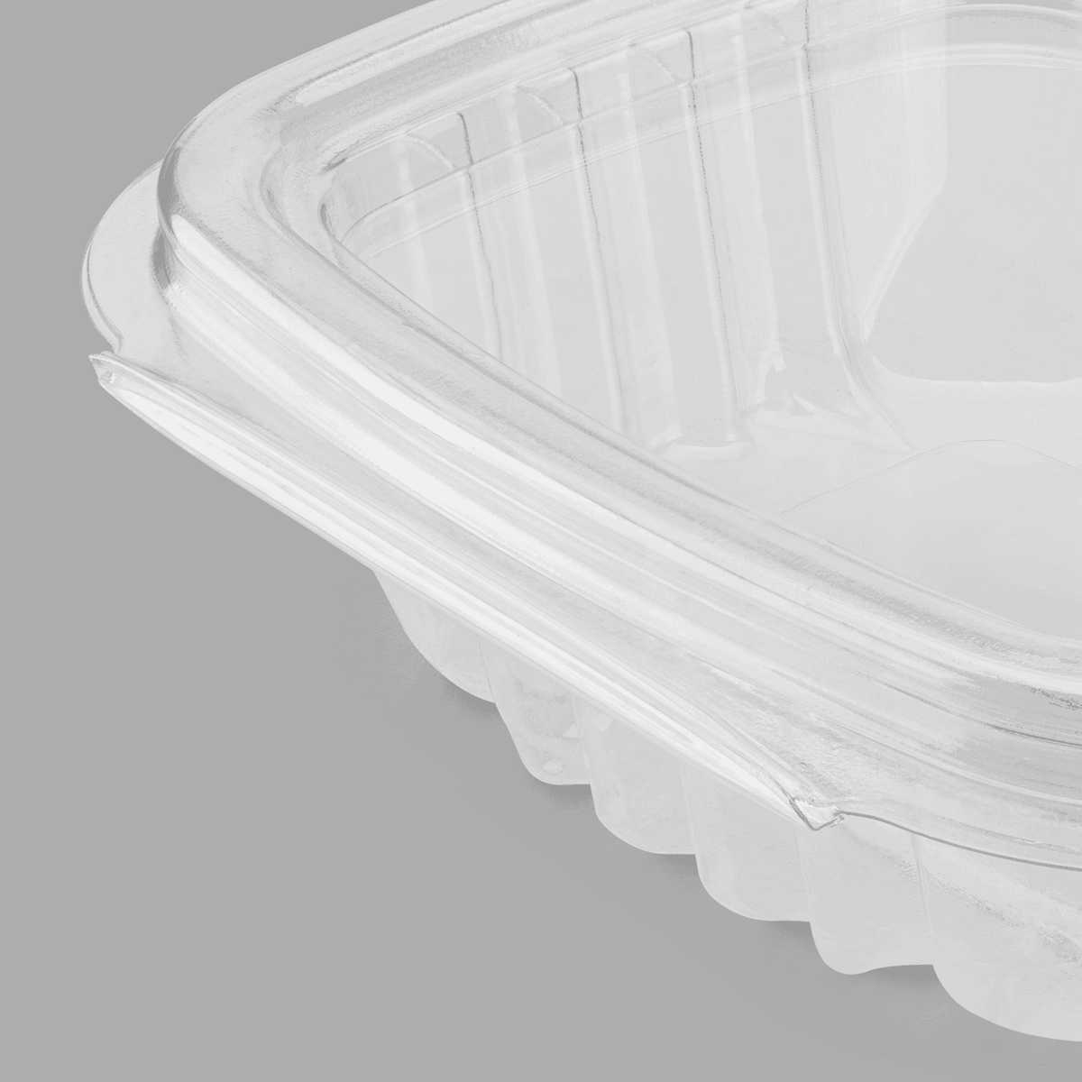 [400 ct] 4 oz Hinged Deli Container | PET