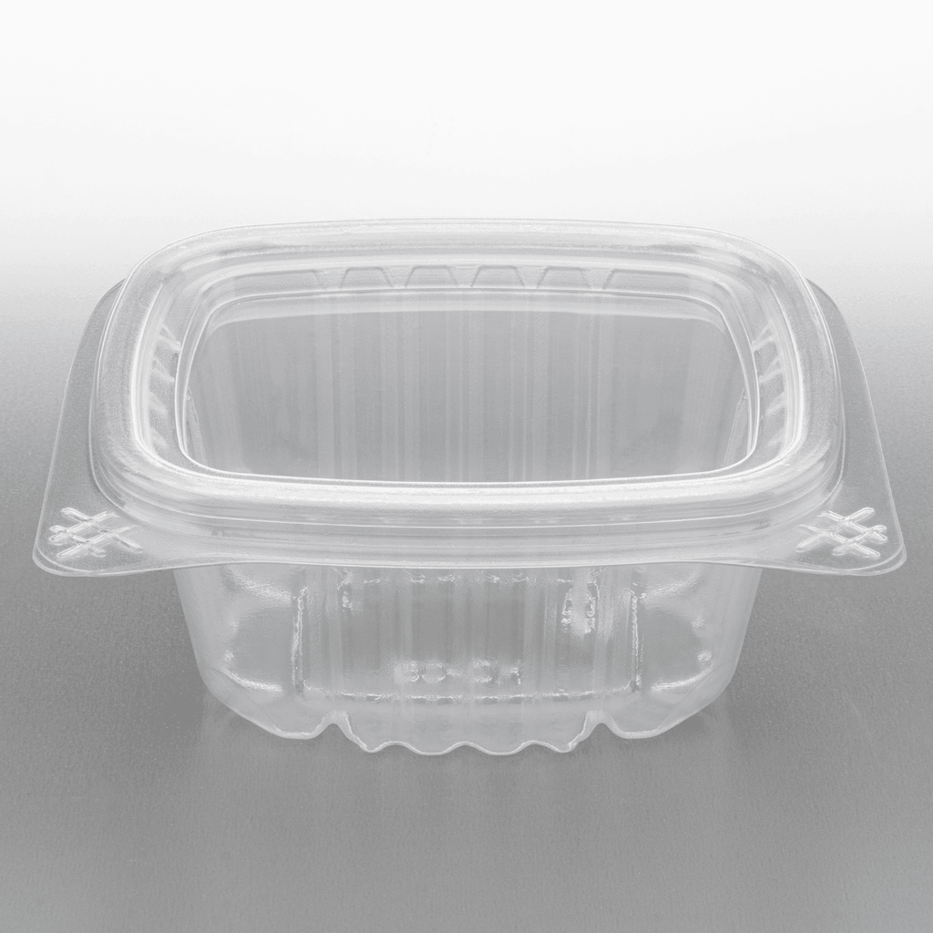[400 ct] 6 oz Hinged Deli Container | PET