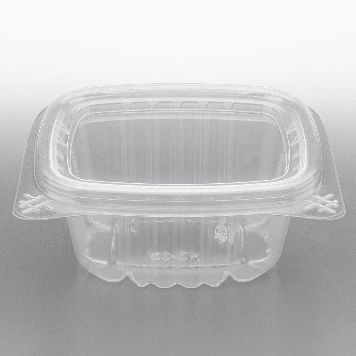 [400 ct] 6 oz Hinged Deli Container | PET