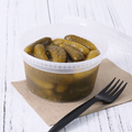 [240 sets] 12 oz Deli Containers with Lids | Injection Molded PP | Clear
