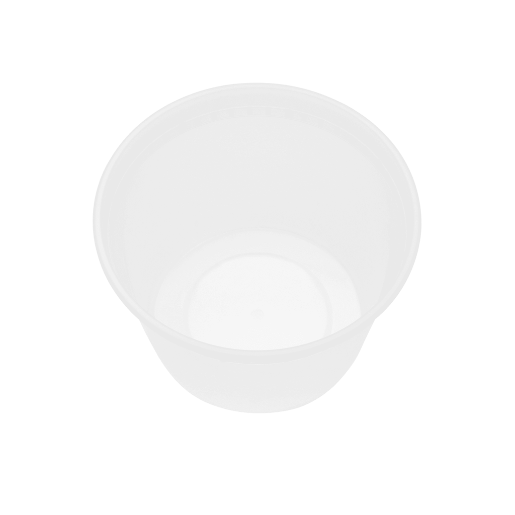 [240 sets] 16 oz Deli Containers with Lids | Injection Molded PP | Clear