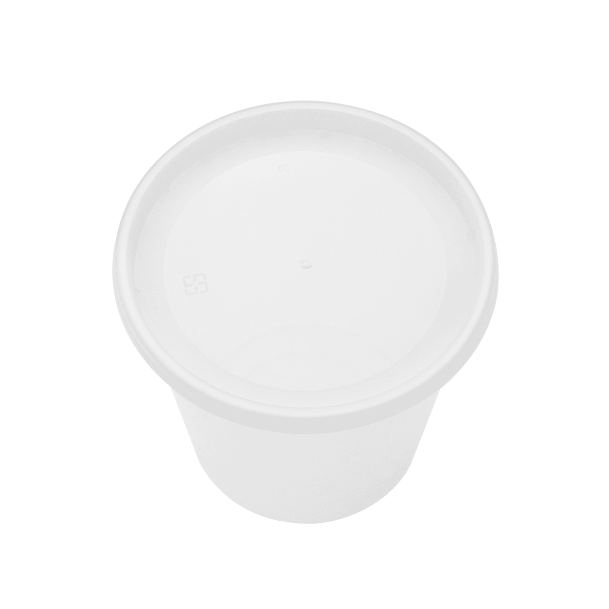 [240 sets] 32 oz Deli Containers with Lids | Injection Molded PP | Clear