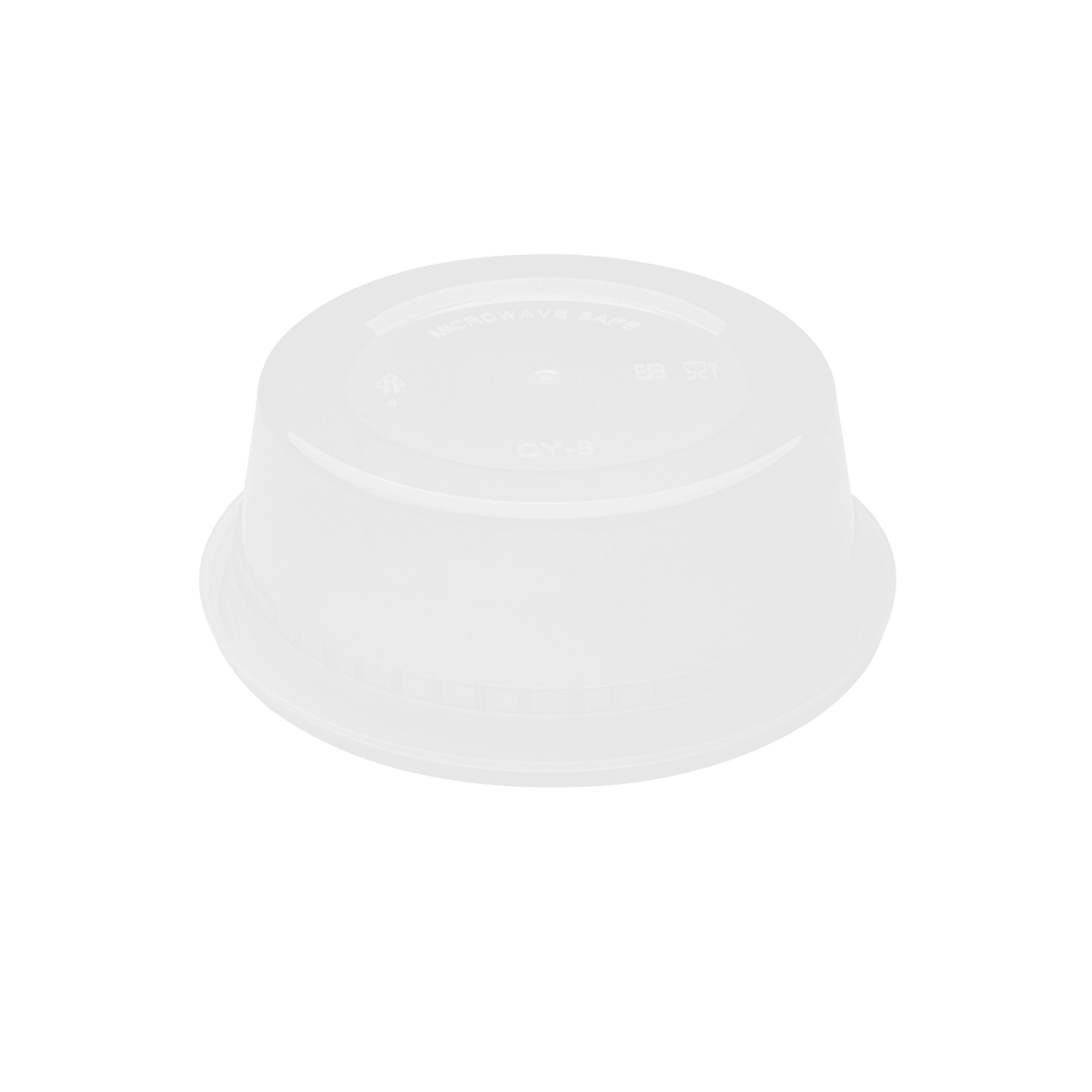 [240 sets] 8 oz Deli Containers with Lids | Injection Molded PP | Clear
