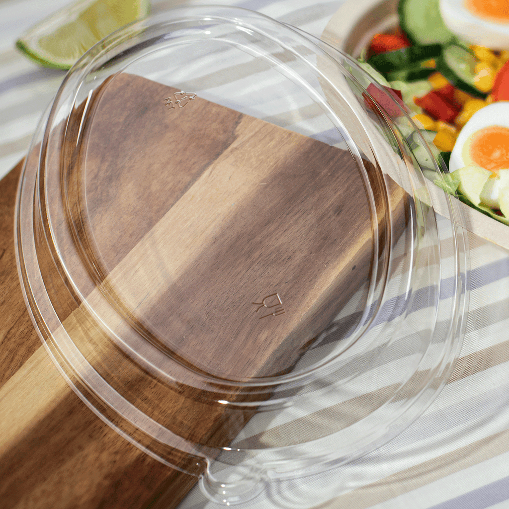 [300 ct] 28 oz Burrito Bowl Dome Lids | PET