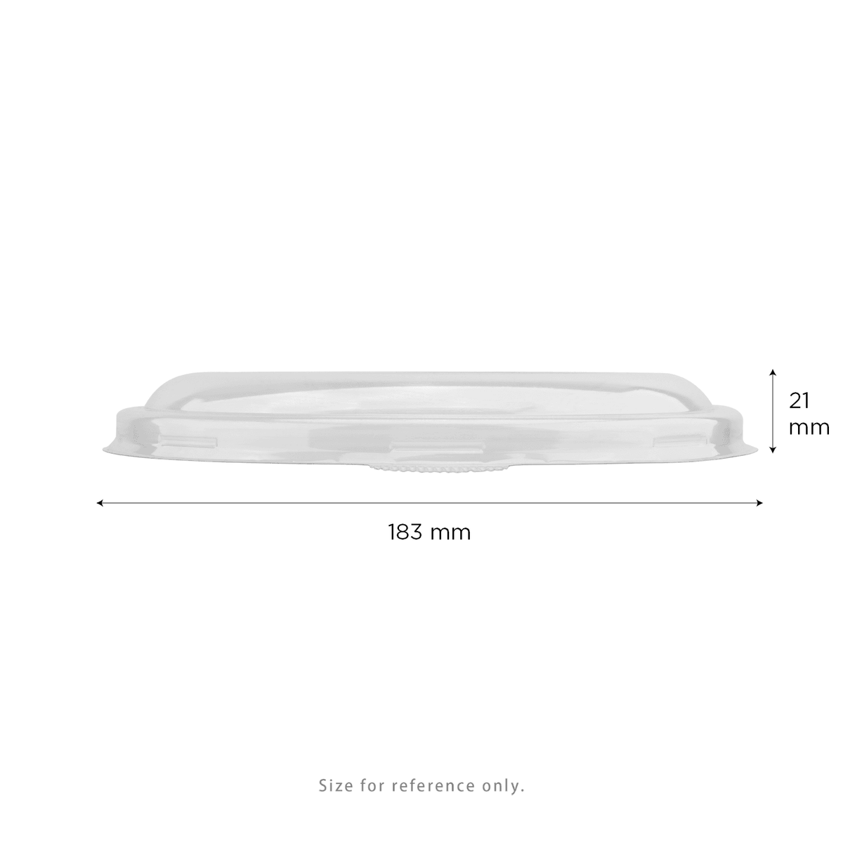 [200 ct] Bowl Lids | For 32 oz Bagasse Salad Bowl | PET | 175 mm
