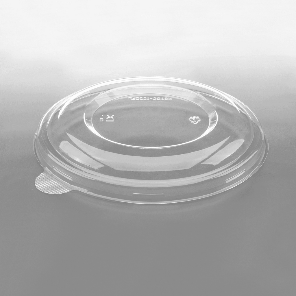 [200 ct] Bowl Lids | For 32 oz Bagasse Salad Bowl | PET | 175 mm