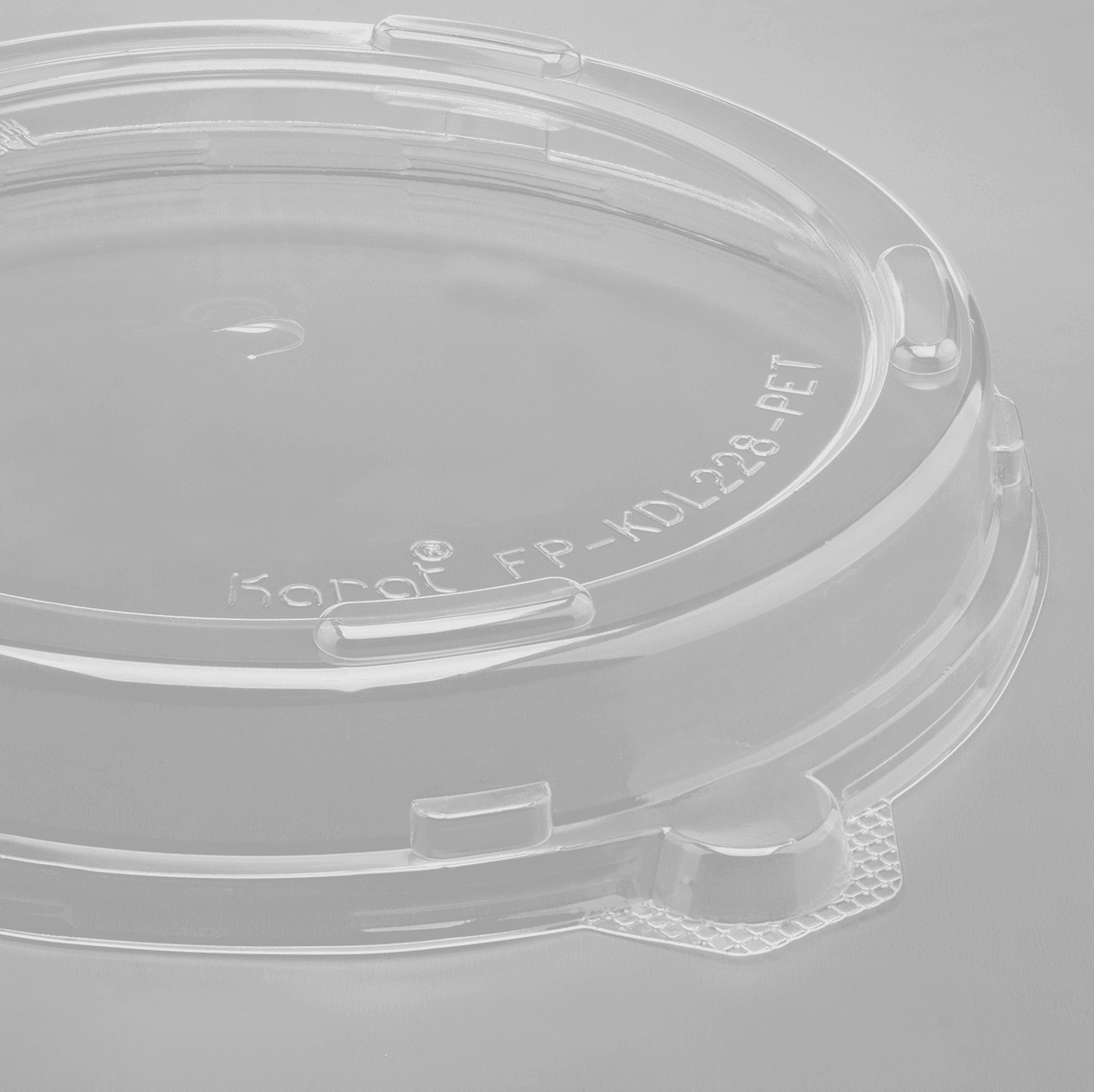 [200 ct] 9" Disposable Dome Lids for Molded Fiber Plates | PET