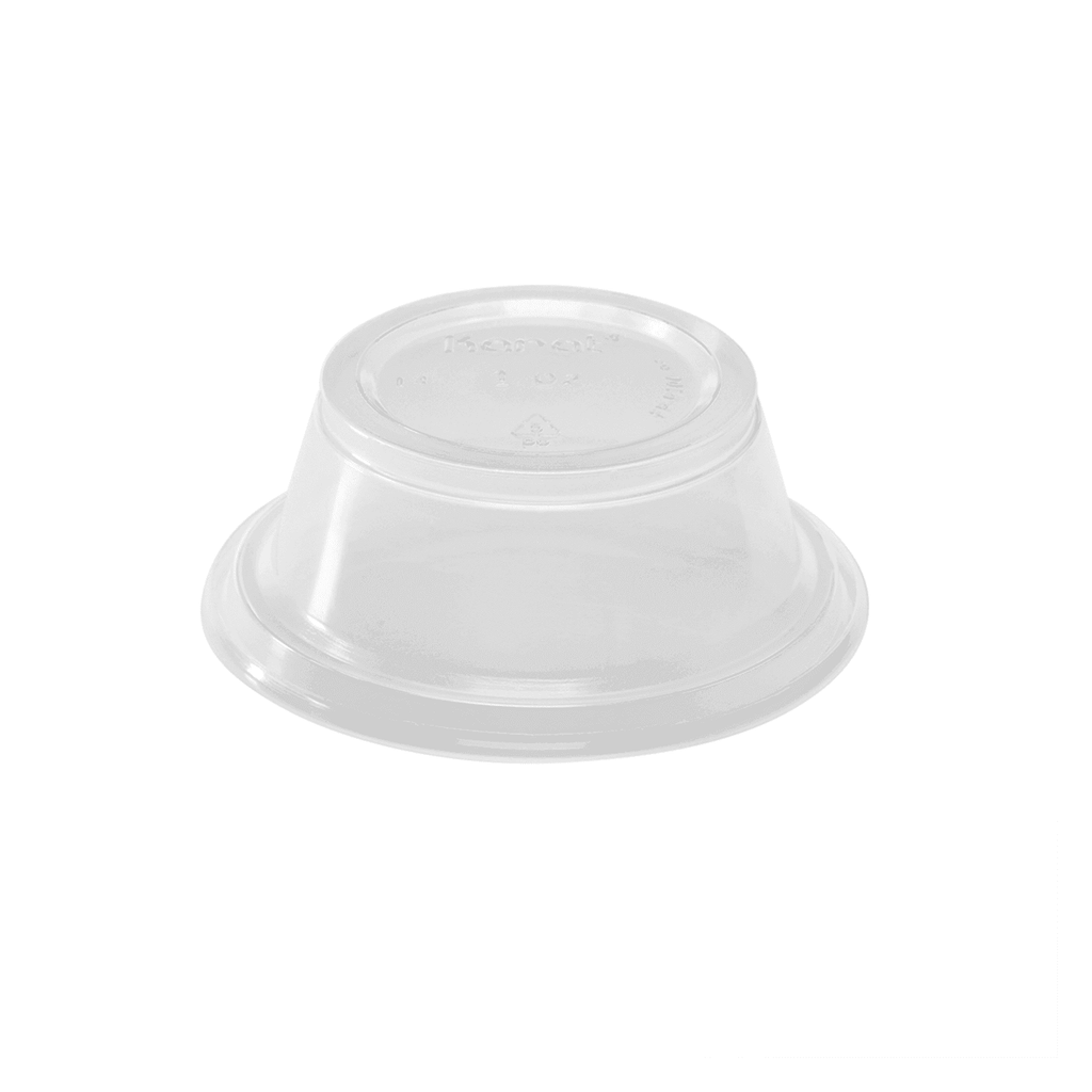 [2,500 ct] 1 oz Squat PP Plastic Portion Cups, Clear