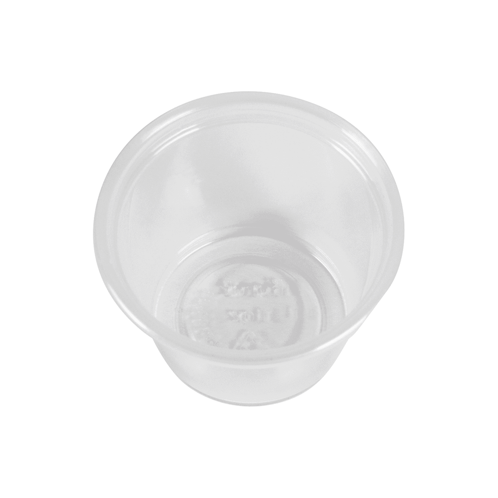 [2,500 ct] 1 oz Tall PP Plastic Portion Cups, Clear